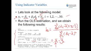 BX2122EC5216 Topic 71 Using Indicator Variables [upl. by Hnoj]