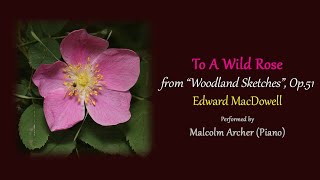 Edward MacDowell To A Wild Rose Op51 [upl. by Ytsenoh]