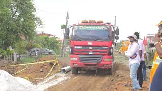 Urgent infrastructural works being carried out on Lusignan Coldingen Victoria access roads [upl. by Daveta34]