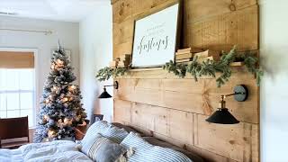 Simple Rustic Headboard  100 DIY Projects [upl. by Seve]