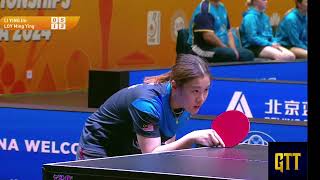 Im Li Ying MAS Vs Loy Ming Ying SGP Asian Table Tennis Championships 2024  Womens Team Group 1 [upl. by Ziwot166]