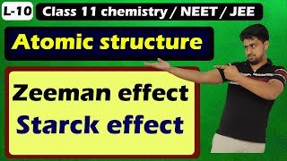 zeeman and stark effect  zeeman effect  stark effect [upl. by Arot597]