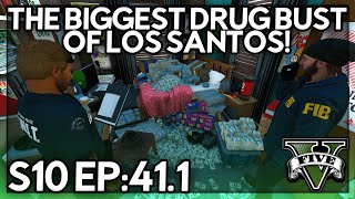 Episode 411 The Biggest Drug Bust Of Los Santos  GTA RP  GW Whitelist [upl. by Margarethe]