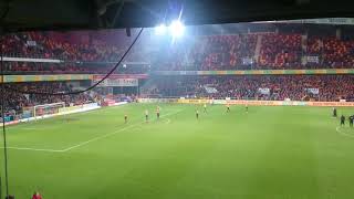 Fans KV Mechelen chanting after new defeat [upl. by Kantor]