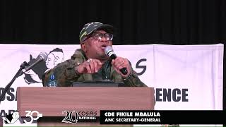 WATCH LIVE ANC SecretaryGeneral Comrade Fikile Mbalula delivers opening remarks at the COSAS… [upl. by Dyoll]