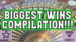 NEWEST BIGGEST LOTTERY SCRATCH OFF WINNERS COMPILATION  June 2021 [upl. by Martella]