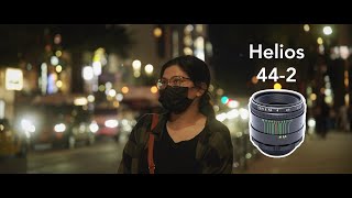 Vintage Helios 442 lens with Sony FX3  Part 2 in Osaka Japan [upl. by Eutnoj]