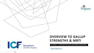 Understanding Gallup Strengths and MBTI and its application in Coaching by Mohit Sethi [upl. by Darbee]