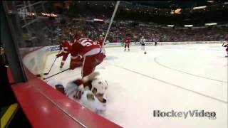 Jonathan Ericsson big hit on Bryan Bickell  May 23 2013 [upl. by Kreiner]