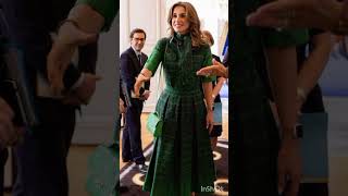 Queen Rania in Green 2024 [upl. by Llenahc]