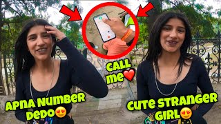 Cute Stranger Girl Asked For My Number😍She Proposed me❤️ impressed😇 [upl. by Fillander]