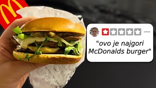 Jel ovo NAJGORI McDonalds Burger [upl. by Schwarz389]