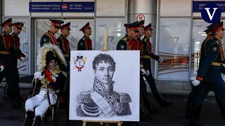 Rusia repatría a Francia los restos del general Gudin a los 200 años de su muerte [upl. by Atinaw]