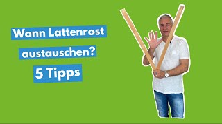 Lattenrost  Wann austauschen  5 Tipps [upl. by Naegem]