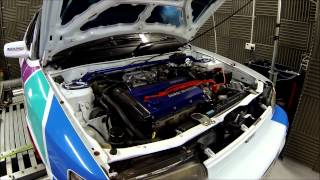 Mazda 323 GTR On the Dyno at Motorsport Developments In Blackpool Lancashire [upl. by Alliehs]