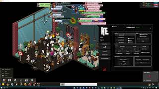 HABBO BOTS 2024  HEngine Demonstration [upl. by Ahsitram295]