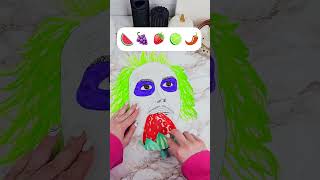 Beetle Juice ASMR💚shorts candy finnishunicorn beetlejuice candyart [upl. by Anrym]