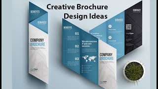 Creative Brochure Design Ideas  How to make Brochure ideas Creative Work  Unique Graphics [upl. by Oijile]