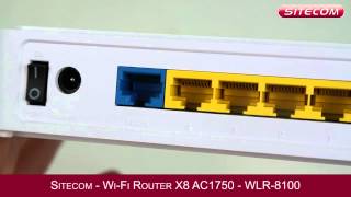 Sitecom Wi Fi Router X8 AC1750 WLR 8100 [upl. by Fairbanks]