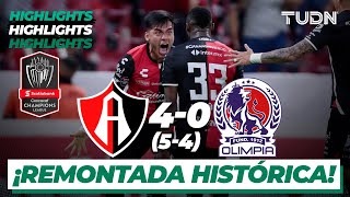 HIGHLIGHTS  Atlas 4510 Olimpia  CONCACHAMPIONS 2023  8vos  TUDN [upl. by Enelrahs]