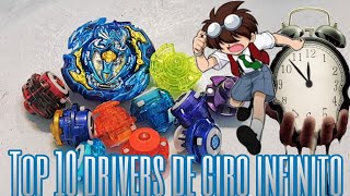 Beyblade Burst  Top 10 Drivers de Resistencia  Drivers de Giro Infinito [upl. by Annoled]