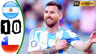 Argentina vs Chile 1 0 Hіghlіghts amp All Goals 2024 HD  Copa América 2024 [upl. by Gothart566]