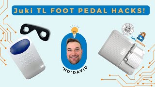 JUKI TL FOOT PEDAL HACKS PermanentTemporary [upl. by Leoj]