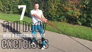 7 exercises with a drag sled for full body workout amp ROKP training  Sled part 2 [upl. by Muslim264]