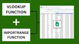 How to use VLOOKUP  IMPORTRANGE [upl. by Eiliab572]