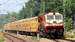 ERS WDP 4D Ernakulam Velankanni Express Indian Railways [upl. by Joannes8]