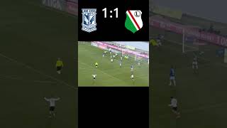 The best Polish clasic Lech Poznań💙🤍 vs Legia Warszawa🟩⬜️ 52 fifa lech poland shorts yt [upl. by Ahtaga]