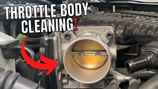 370ZG37 Throttle Body And MAF Sensor Cleaning  ThrottleIdle Relearn [upl. by Augy940]