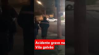 Carro colide após racha na avenida Dr Timóteo penteado guarulhos sp brasil hoje noticia news [upl. by Ardnuaet]