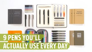 9 Pens Youll Actually Use Every Day [upl. by Baniez]