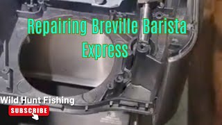 Fixing Breville Barista Express Tightening Group Head Receptacle to Prevent Seal Blowout [upl. by Lasko153]