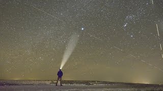 Night Photography amp Time Lapse Tutorial During Quadrantids Meteor Shower  Sony RX10iii [upl. by Jorey895]