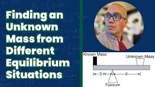 Finding an Unknown Mass from Different Equilibrium Situations [upl. by Ardni]