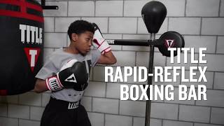 TITLE RapidReflex Boxing Bar Tri Bag  TITLE Boxing  Best Freestanding Reflex Bag Workout [upl. by Colombi113]