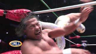 CMLL  MISTICO VS NEGRO CASAS  MATCH RELAMPAGO  21  09  18 [upl. by Brietta]