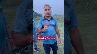 Penalty for late coming on ground viralvideo cricket turnament ytshorts ipl greaternoida [upl. by Nafis252]