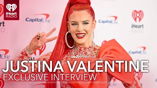 Justina Valentine Talks About Her New Movie Fuhgeddabout Christmas  More [upl. by Emelia]