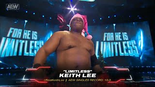 Keith Lee Entrance  AEW Collision December 23 2023 [upl. by Elwyn]