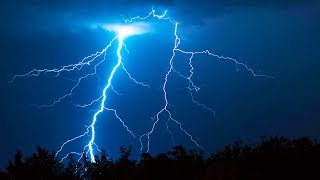 Thunder with Rain Sounds on Roof  Sleep Study Relax  White Noise 10 Hours [upl. by Hiltan]