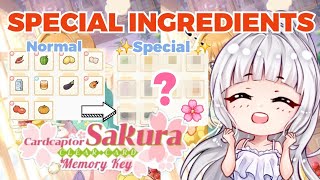 HOW TO OBTAIN SPECIAL INGREDIENTS ON CARDCAPTOR SAKURA MEMORY KEY [upl. by Asselem289]