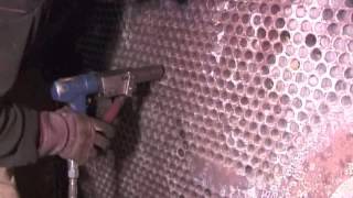 Condenser Retubing  Tube Cutting [upl. by Sabba]