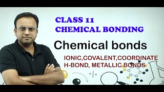 types of chemical bonds ionic covalent coordinate  chemical bonding [upl. by Haisej]