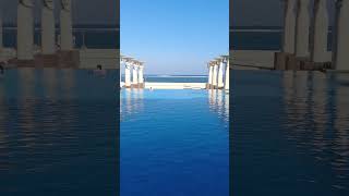 Mulia Resort Nusa Dua Bali The Mulia Exclusive Oasis Pool bali travel infinitypool beach [upl. by Leventis]