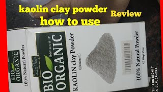 Kaolin clay powder powder review and small information in Tamil [upl. by Gwynne]