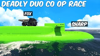 Deadly Duo COOP Race🥵  Gta 5 Stunt Race  Black Fox [upl. by Nnoryt]