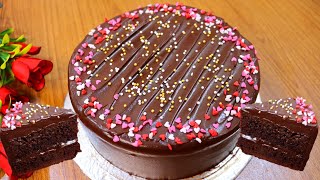 Moist Chocolate Fudge Cake Recipe  Best Chocolate Fudge Cake  Birthday Chocolate Cake [upl. by Aynna]